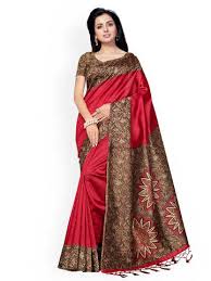 PRINCEE DESIGNER Women's Cotton Silk Saree